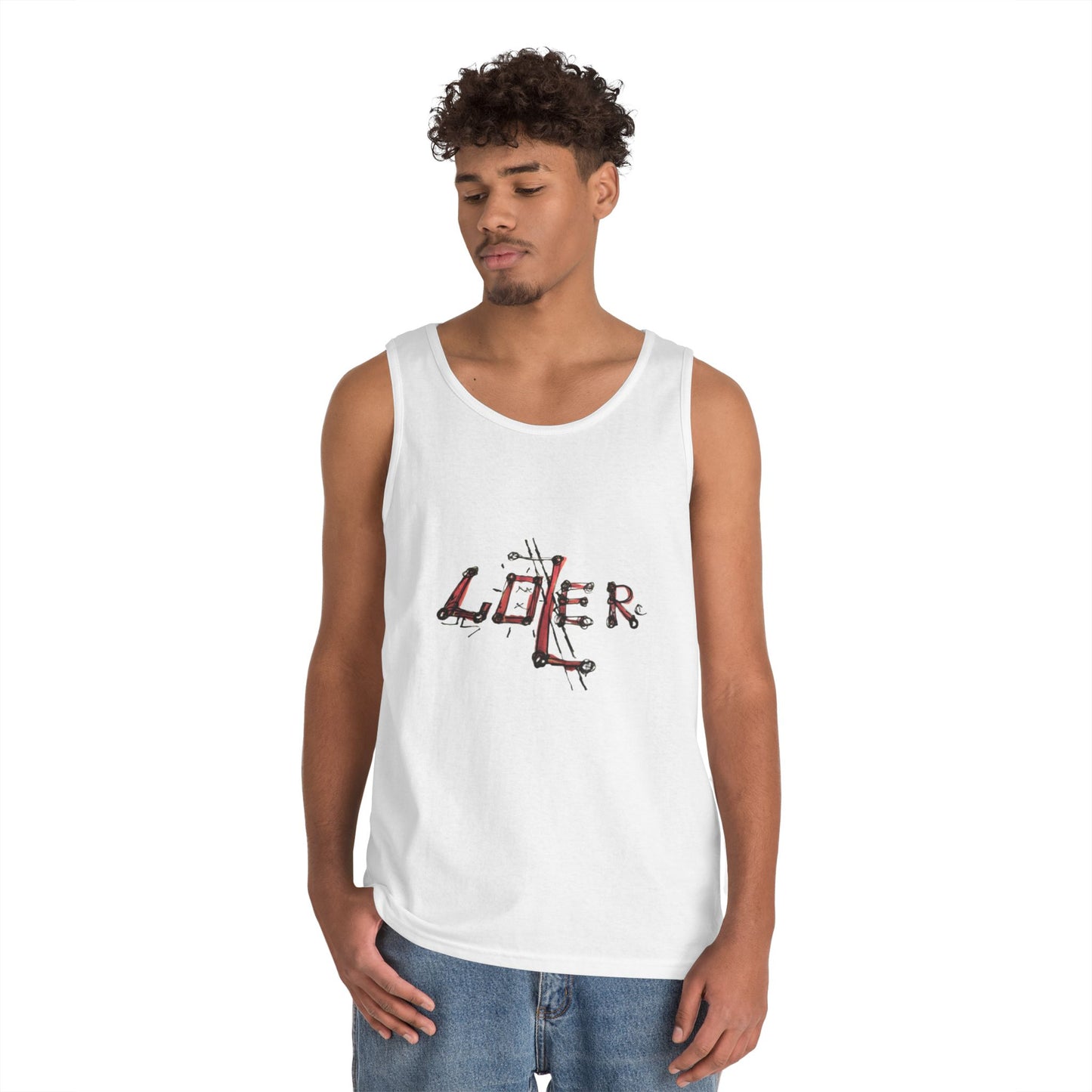 Red Loser Tank Top