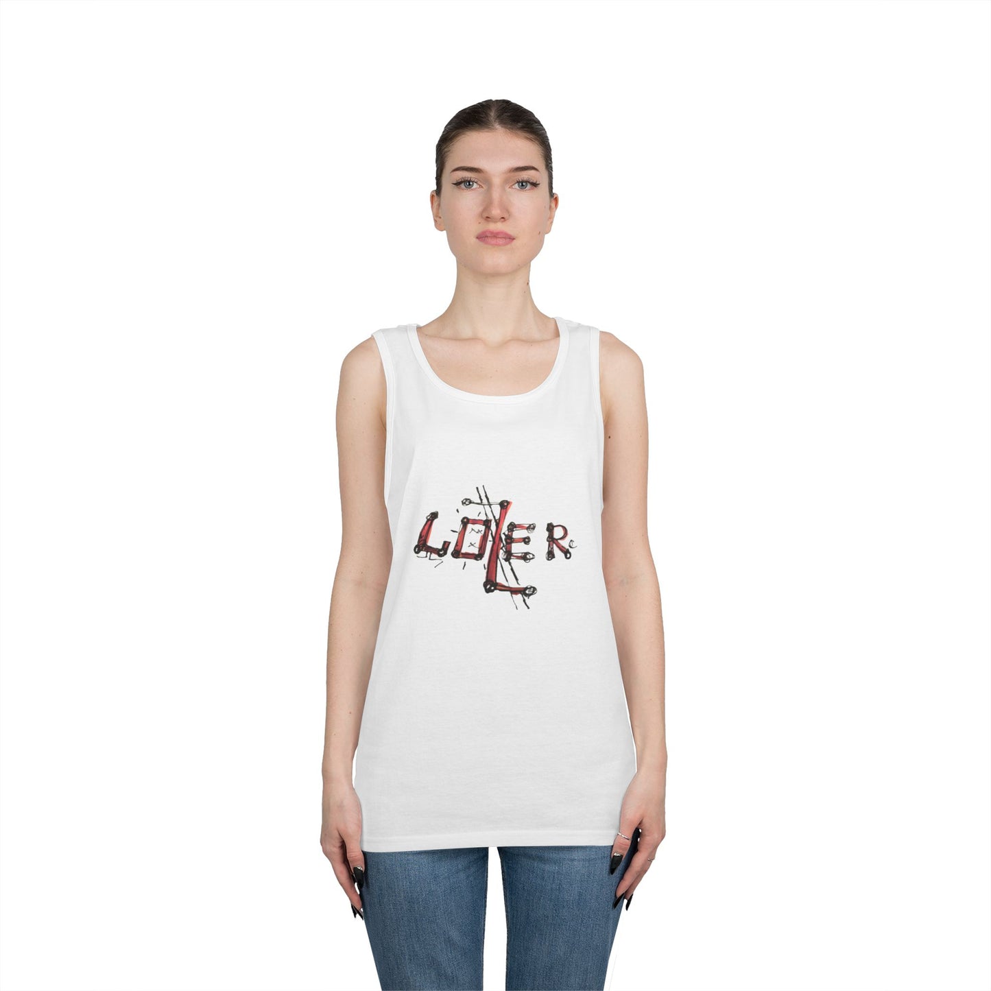 Red Loser Tank Top